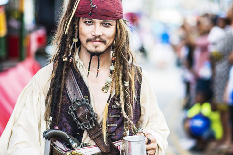 Captain Jack Sparrow’s in town. – PHOTO: TANEOS RAMSAY