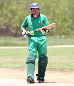 Chris Palmer is the Greenies and nati
onal captain.