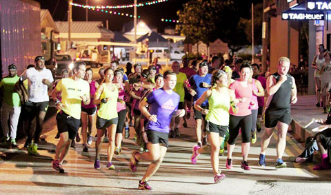 The Run in the Dark will become an annual event. - PHOTOS: RON SHILLINGFORD