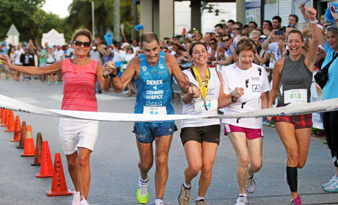 Derek Haines finishes last year