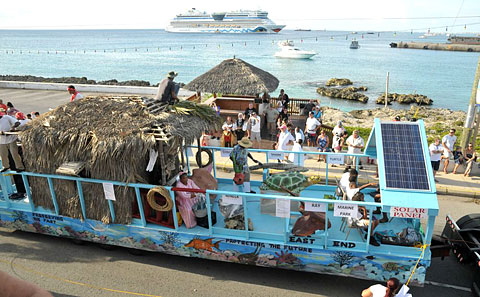 The East End float featured heritage old and new. – Photo: Alan Markoff