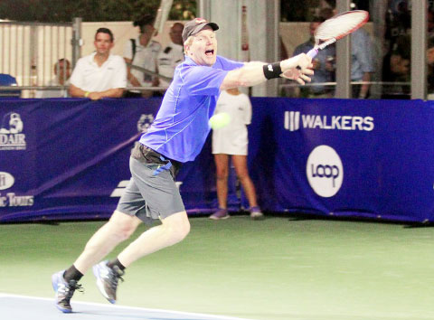 Jim Courier is a regular Legend here.
