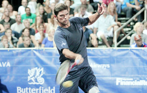 Mark Philippoussis has been here before. – PHOTOS: RON SHILLINGFORD