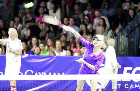 Anna Kournikova enjoyed her visit here nine months ago.