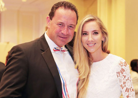 The Ritz-Carlton, Grand Cayman General Manager Marc Langevin and his wife Karina. – Photo: Maggie Jackson