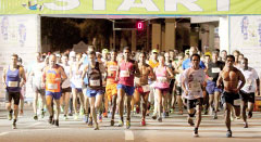 There is a great atmosphere at the marathon