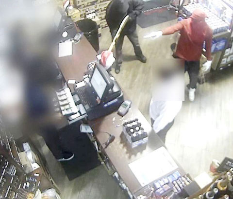 Security camera footage from Blackbeard
