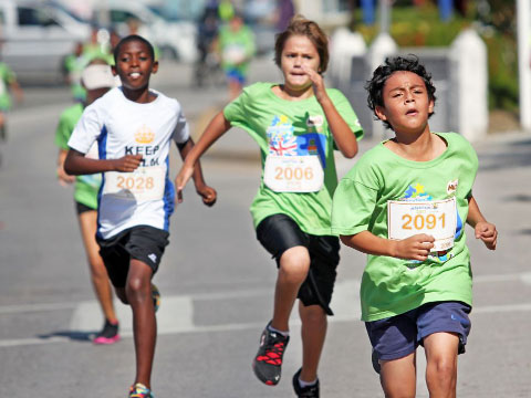 The kids race gets more popular every year.
