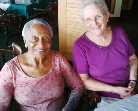 Sybil McLaughlin and the author, Heather R. McLaughlin.