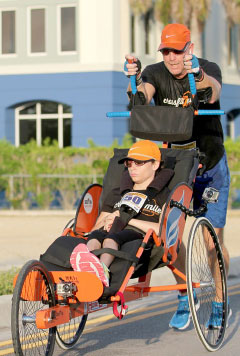 Nikki Christian and Scott Ruby will tackle the marathon together. - PHOTO: RON SHILLINGFORD