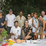 Bartenders and Botanist Gin at Cayman's Botanic Park
