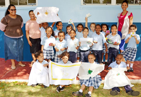 Wesleyan Christian Academy pre-kindergarten and kindergarten students