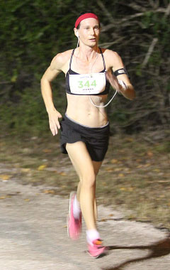 Joanna Mansi hopes to retain her half-marathon title.