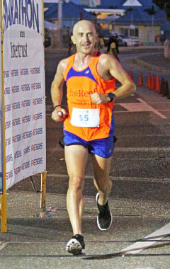 Steve Speirs could win his third Cayman marathon.
