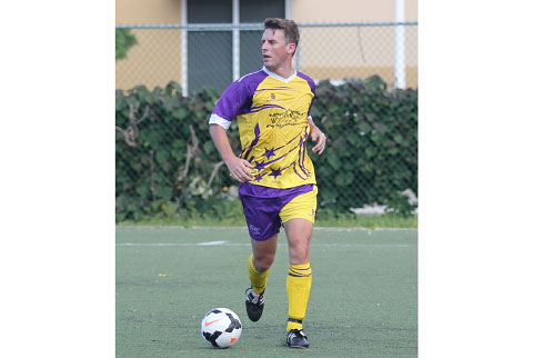 Whiskey Mist left back Sean Kelly had a solid game against his old team.