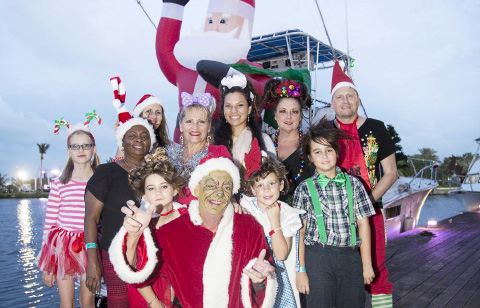 The crew and passengers of the Reel Deal, feeling a little Grinch-like. - PHOTO: STEPHEN CLARKE