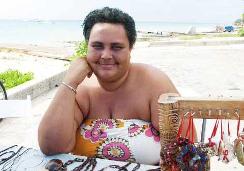 April Wright, craft artisan‘I just love being with my huge family, sharing a good time. I cook dishes, like Cayman-style beef (my favorite) and for dessert, it’s corn bread and cassava cake.’
