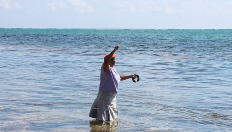 Cecile Conolly sends out her line. – Photos: Jewel Levy