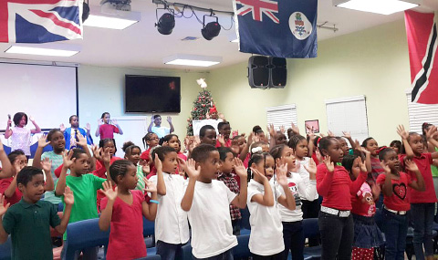East End Primary School’s choir dazzles the audience.