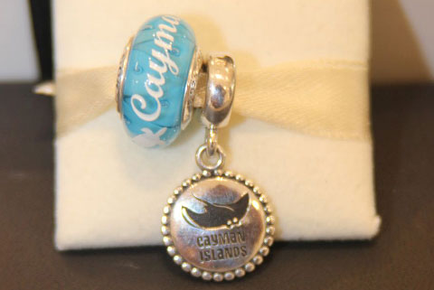 Cayman charms for Pandora bracelets are selling fast.