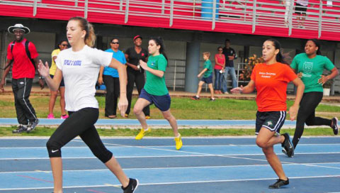Triple C’s Michaela Morse took the gold medal in the Years 12/13 Girls 200m.