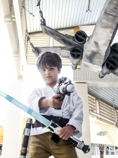 7-year-old Hamish Carmichael said ‘Star Wars: The Force Awakens’ was the best ‘Star Wars’ yet. - Photo: Matt Lamers