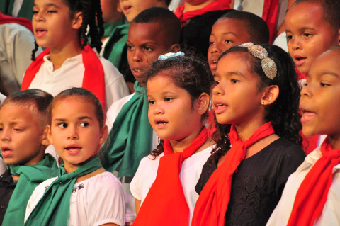 The primary juniors sang beautifully.