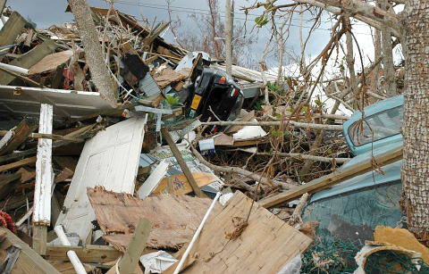 After the storm: The scene that greeted residents of Mariner