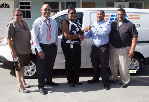 Electric car takes up postal duties