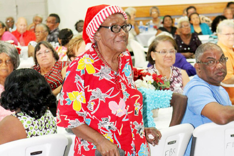 Olivine Solomon joined the crowd of dancers.