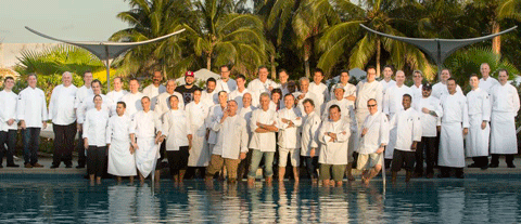 Celebrity chefs, the chefs of The Ritz-Carlton, and local and international culinary talents.