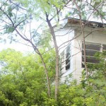 Wrecked drug facility lies empty