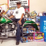 Bikers rev up for Christmas toy drive