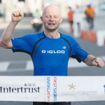 Marathon runners take to the streets