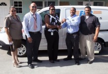 Electric car takes up postal duties