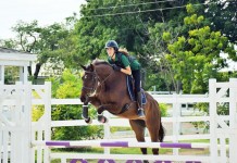 Fowler first in jumping show in Florida