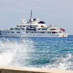 Billionaire’s yacht blamed for coral reef damage Paul Allen's yacht Tatoosh is blamed for anchor damage to the reef in the West Bay replenishment zone. - PHOTO: JAMES WHITTAKER