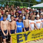 Swimmers back on the blocks after festive break