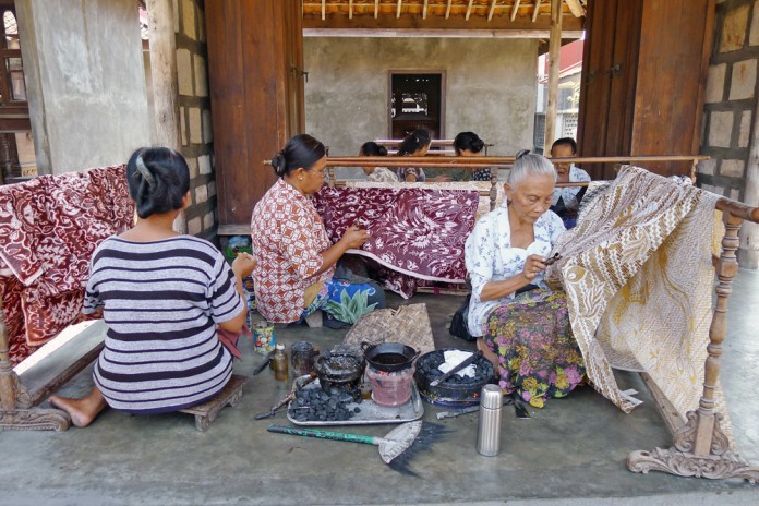 Batik cloth, prepared here in Indonesia, is an example of an art form that been around for hundreds of years.
