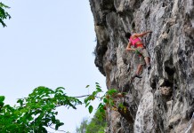 It’s not too late for New Year’s resolutions Angel Robledo climbs the bluff in Cayman Brac.