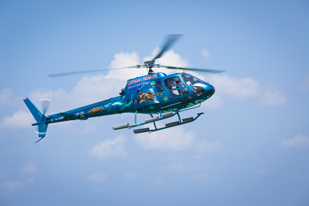 A helicopter ride isn't just for tourists - it's amazing what you'll see from this vantage point.