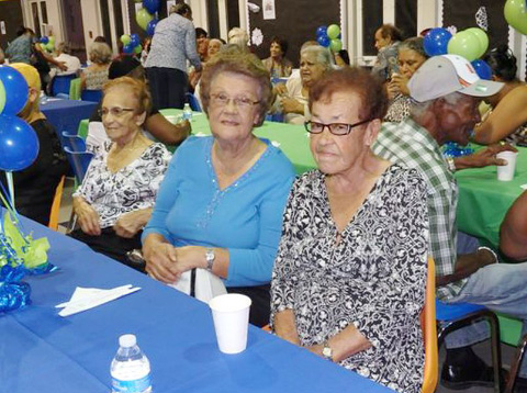 Ethel Rivers, Rosita Borden and Rosa Mae Hurlstone