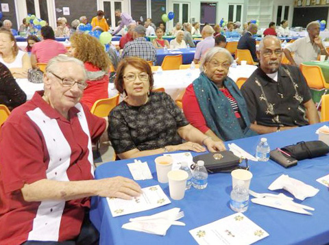 Capt. Dale Banks, Bev Banks, Linda McField and Henry McField