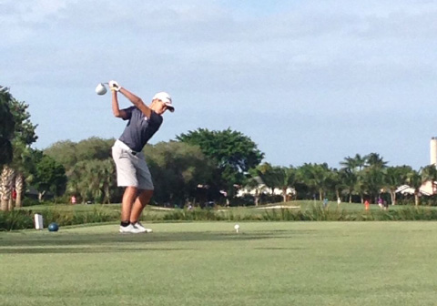Aaron Jarvis at the Doral-Publix Junior Golf Classic.