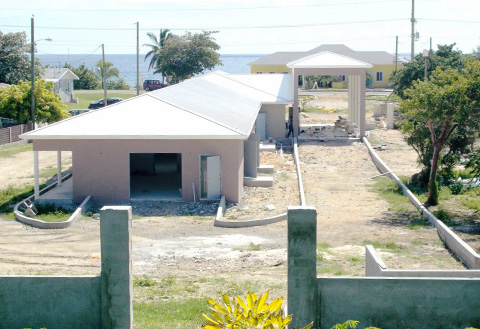 The new government registration and inspection office in Breakers is expected to be located in this building, shown here duing construction in late October, which will also be the home to a privately 