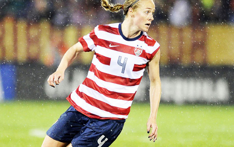 US player Becky Sauerbrunn, who plays for FC Kansas City, is also in the running for CONCACAF