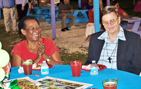 Winifred Sykes and Bishop Nicholas Sykes