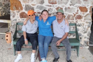 From left, Paula Bush, Kimberly Voaden and Oral Powery