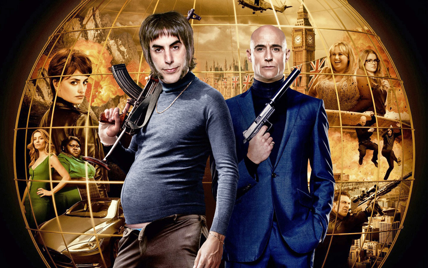 Sacha Baron Cohen and Mark Strong are two brothers, reunited after many years apart. One is a secret agent; the other is ... not.