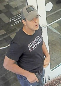 CCTV cameras inside the Island Jewellers store captured these images of the two suspects.